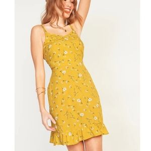 NWT Old Navy Floral-Print Fit and Flare Ruffle-Hem Cami Dress: Medium Tall